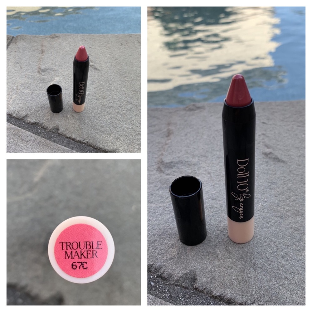 Doll 10 NEW Trouble Maker Gel Lip Crayon Moisturizing Twist Swivel lightweight